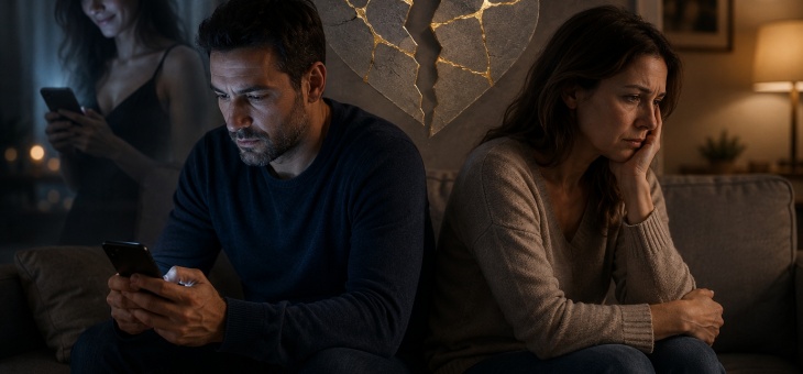 Tradimento emotivo: un caso clinico di terapia di coppia. Come ricostruire la fiducia dopo messaggi a un’altra donna